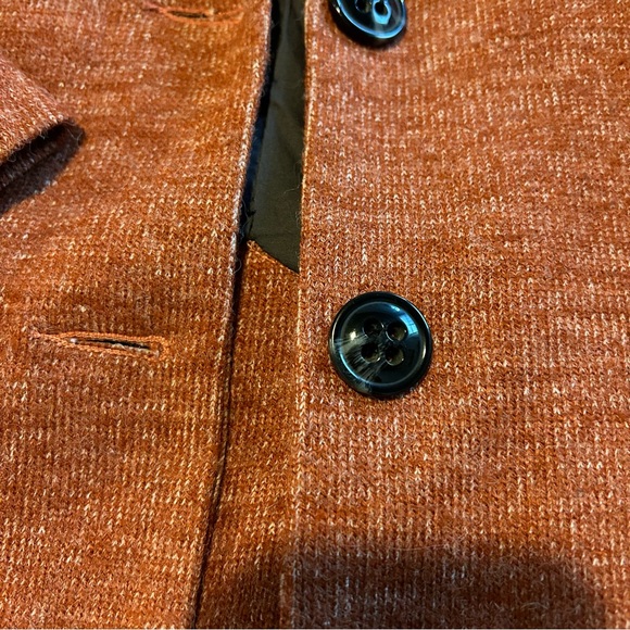 Rust coloured knit blazer from Anthropologie - Picture 4 of 6